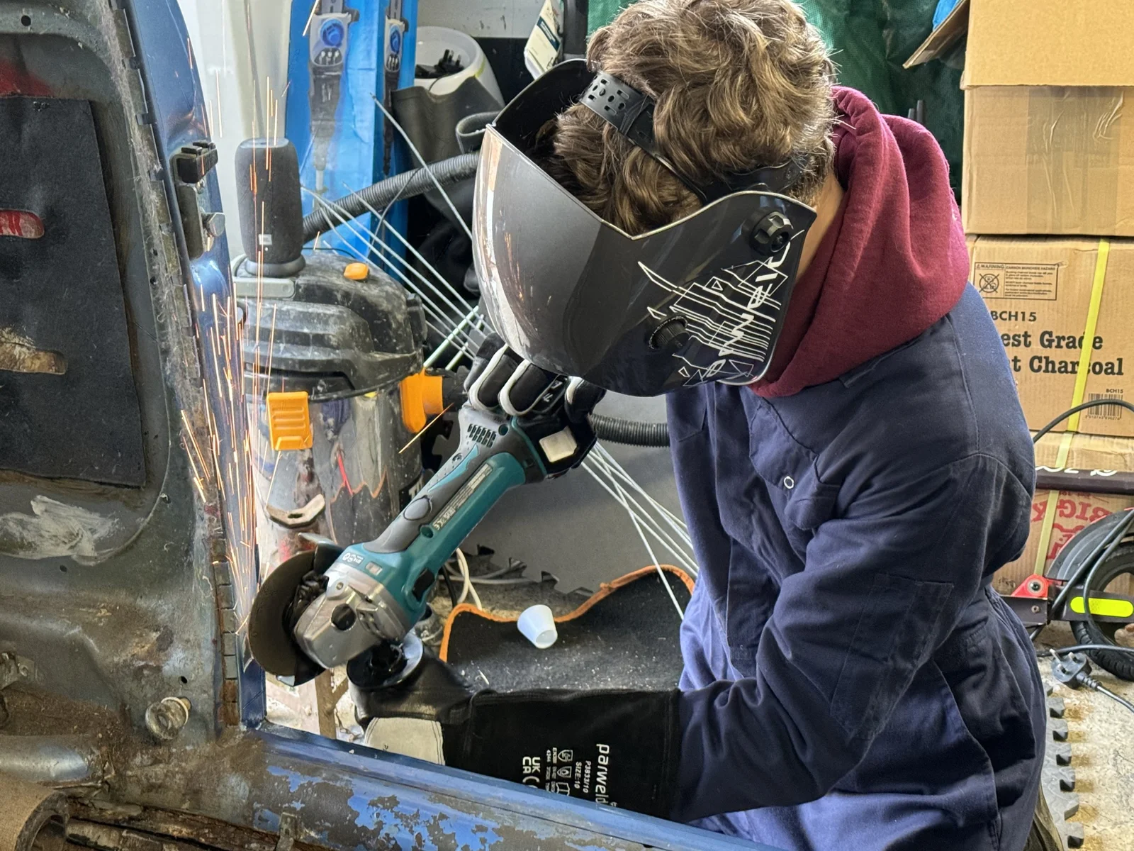 Metalwork in the family workshop